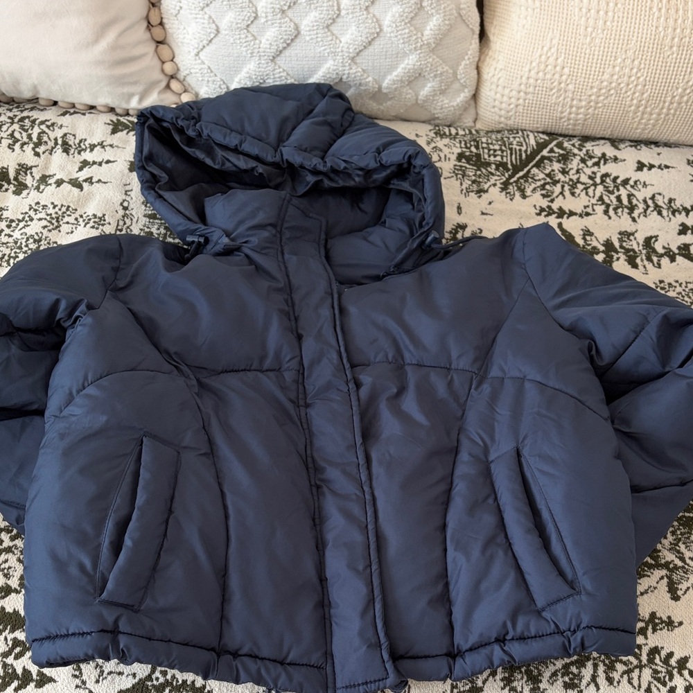 Sebby Navy Puffer Jacket